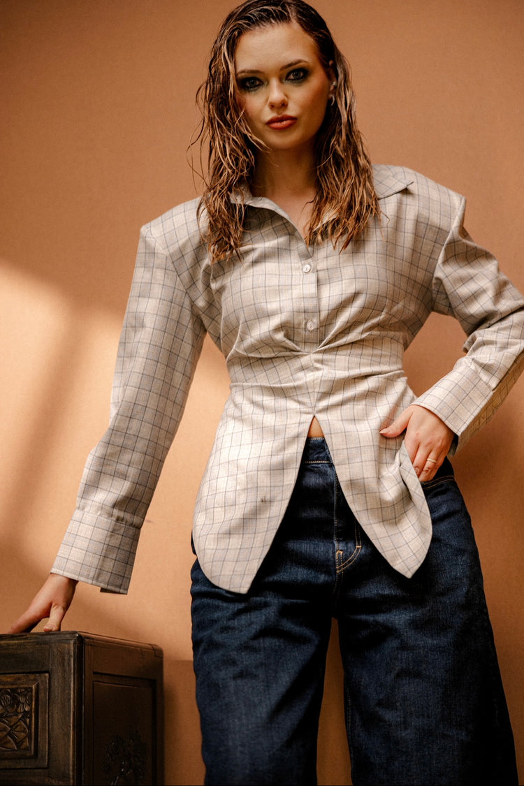 Undone blouse
